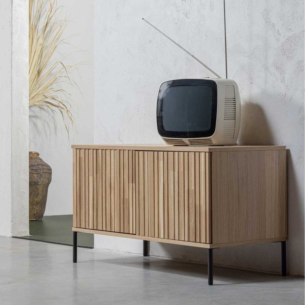 TV spintelė GRAVURE (beige) 100 cm.